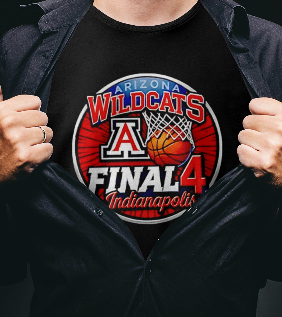 Arizona Wildcats Final 4 Indianapolis Basketball T-Shirt