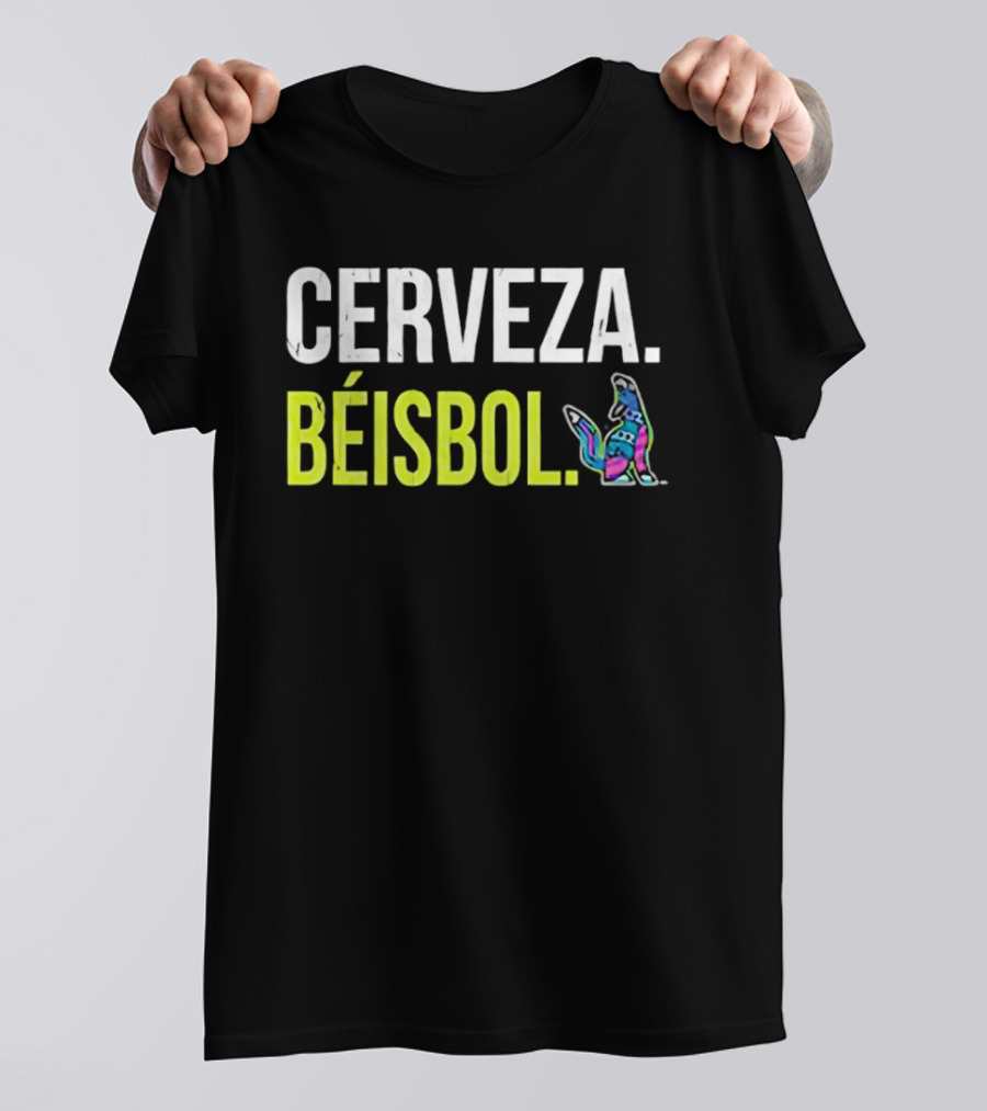 Cerveza Beisbol Vibrant Dog T-Shirt