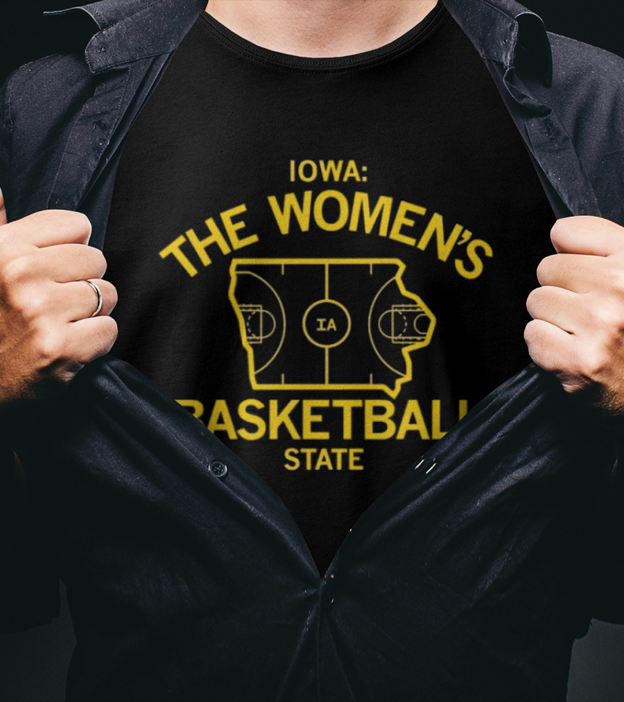 Iowa The Women's Basketball State Court IA T-Shirt