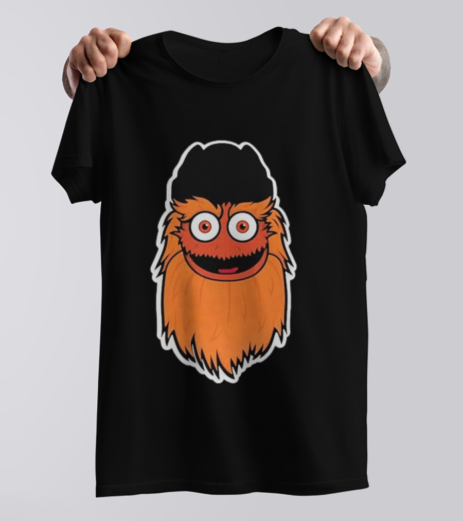 Joe Giglio Wearing Philadelphia Flyers Gritty T-Shirt