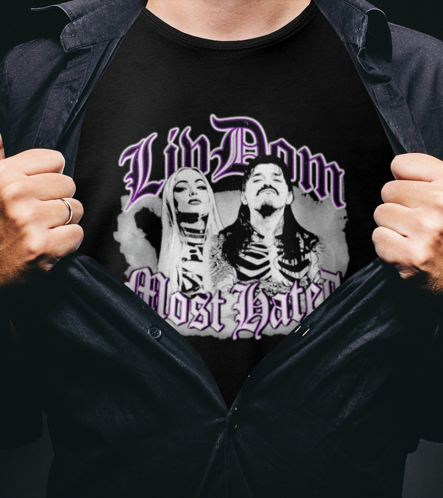 LivDom Most Hated Liv Morgan Dirty Dom Skeleton Tattoos T-Shirt