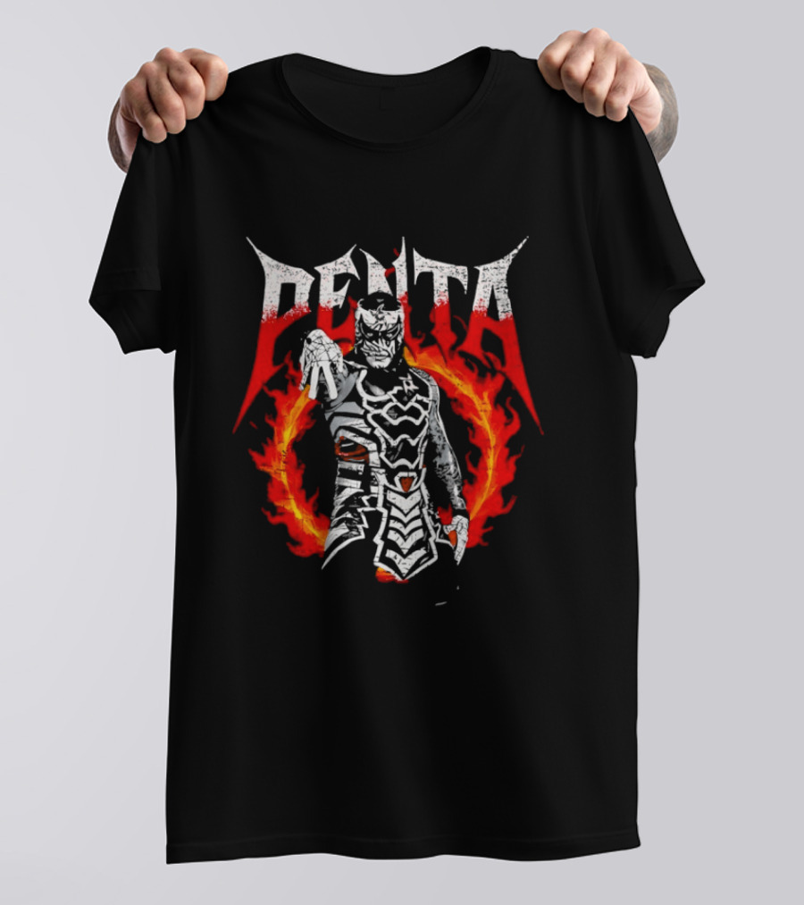 Penta Flame Warrior WWE Pose T-Shirt