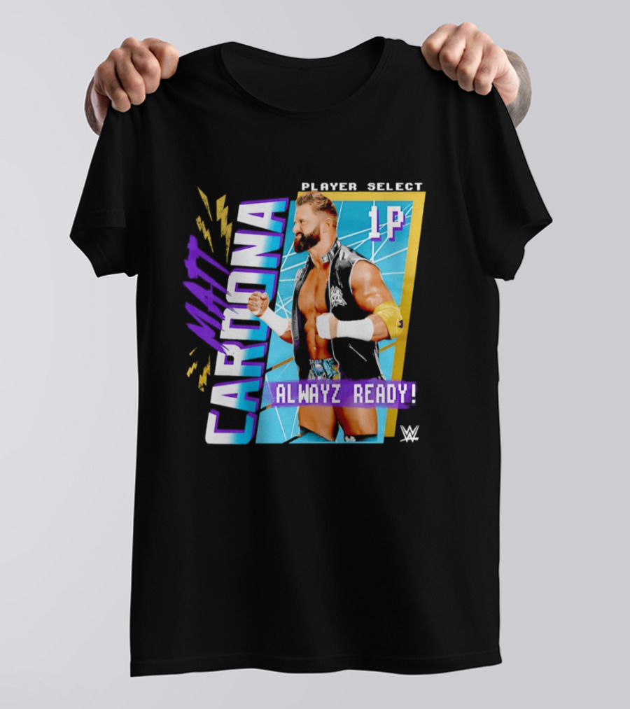 Matt Cardona Player Select 1P Alwayz Ready WWE T-Shirt