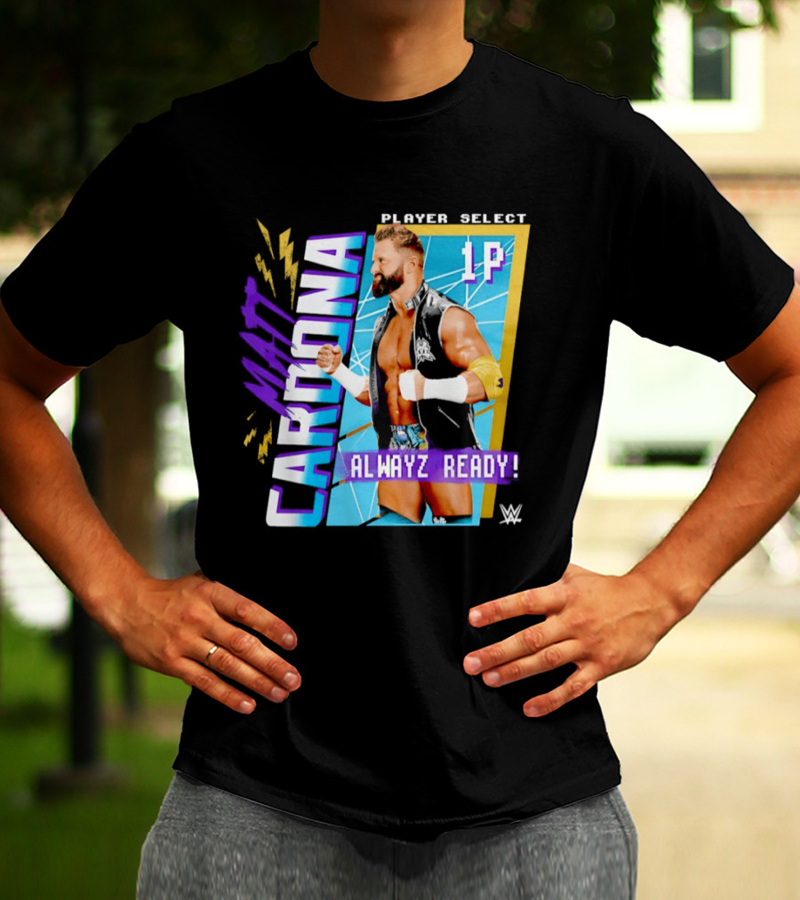 Matt Cardona Player Select 1P Alwayz Ready WWE T-Shirt