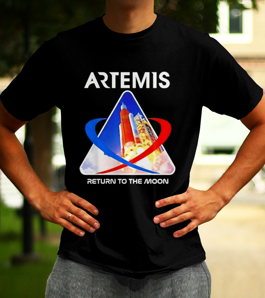 NASA Artemis Return To The Moon Enthusiast Launch Exploration T-Shirt