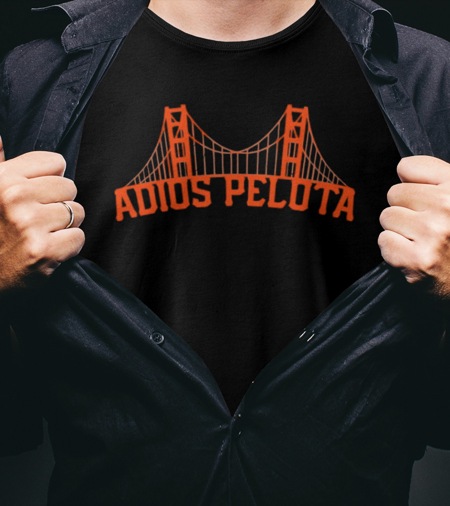 San Francisco Giants Adios Pelota Golden Gate Bridge T-Shirt