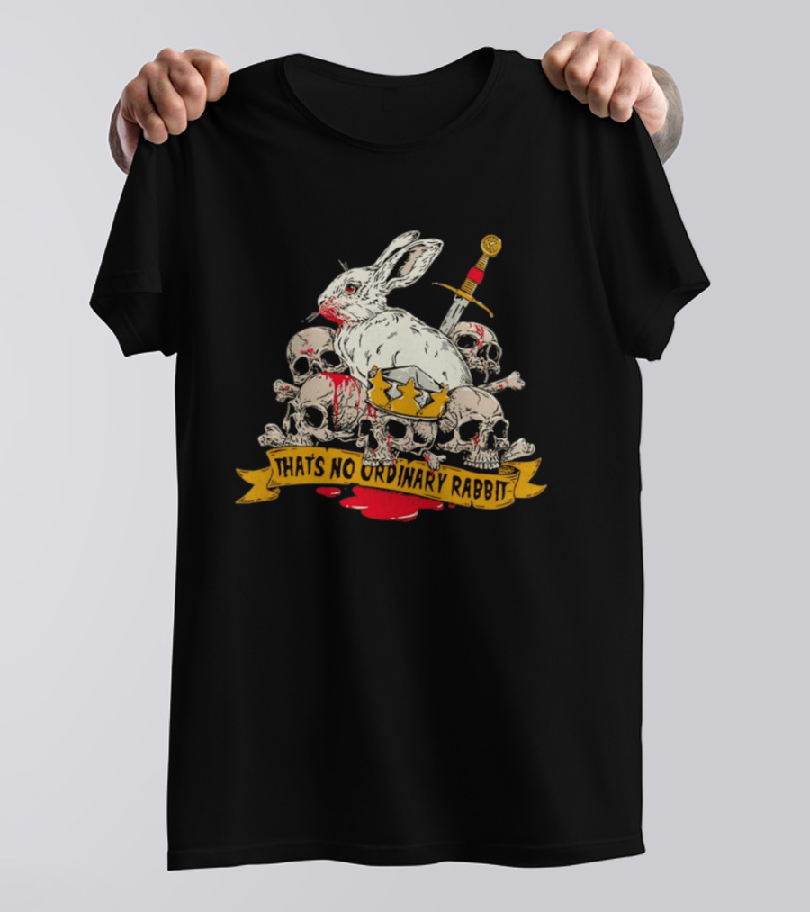That's No Ordinary Rabbit Skulls Sword Crown T-Shirt