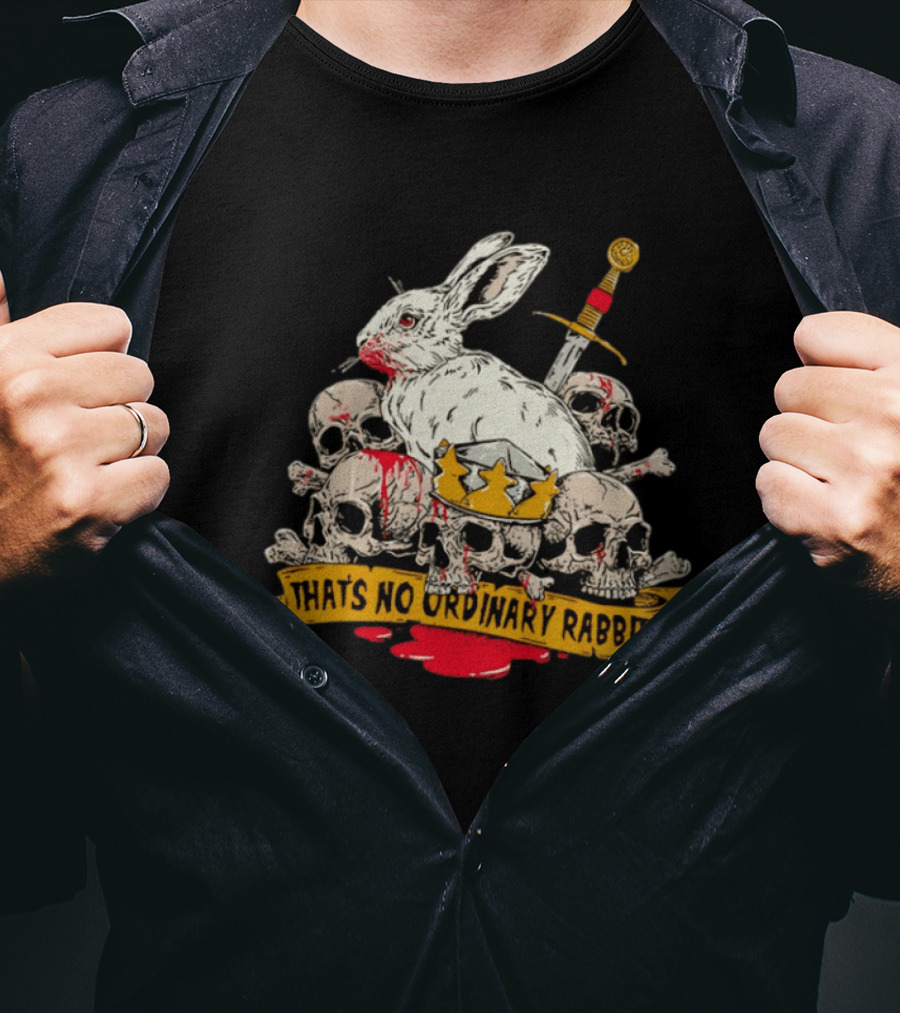That's No Ordinary Rabbit Skulls Sword Crown T-Shirt