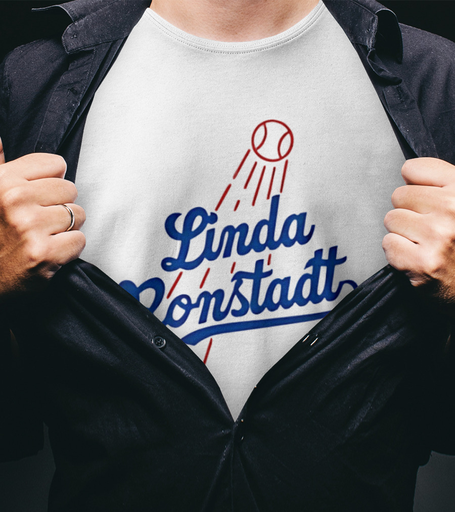 Linda Ronstadt Baseball Tribute Los Angeles T-Shirt