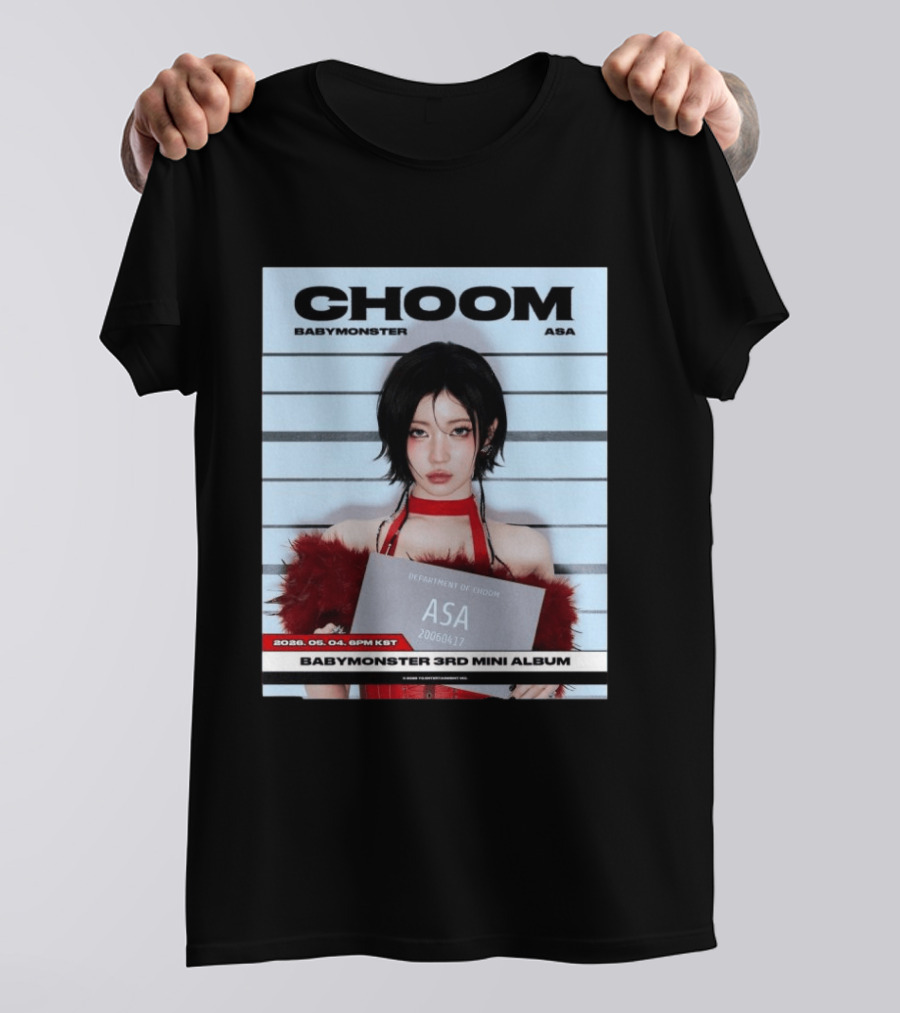 CHoom Babymonster ASA 2026 Visual Photo Release May 4 6PM KST 3rd Mini Album T-Shirt