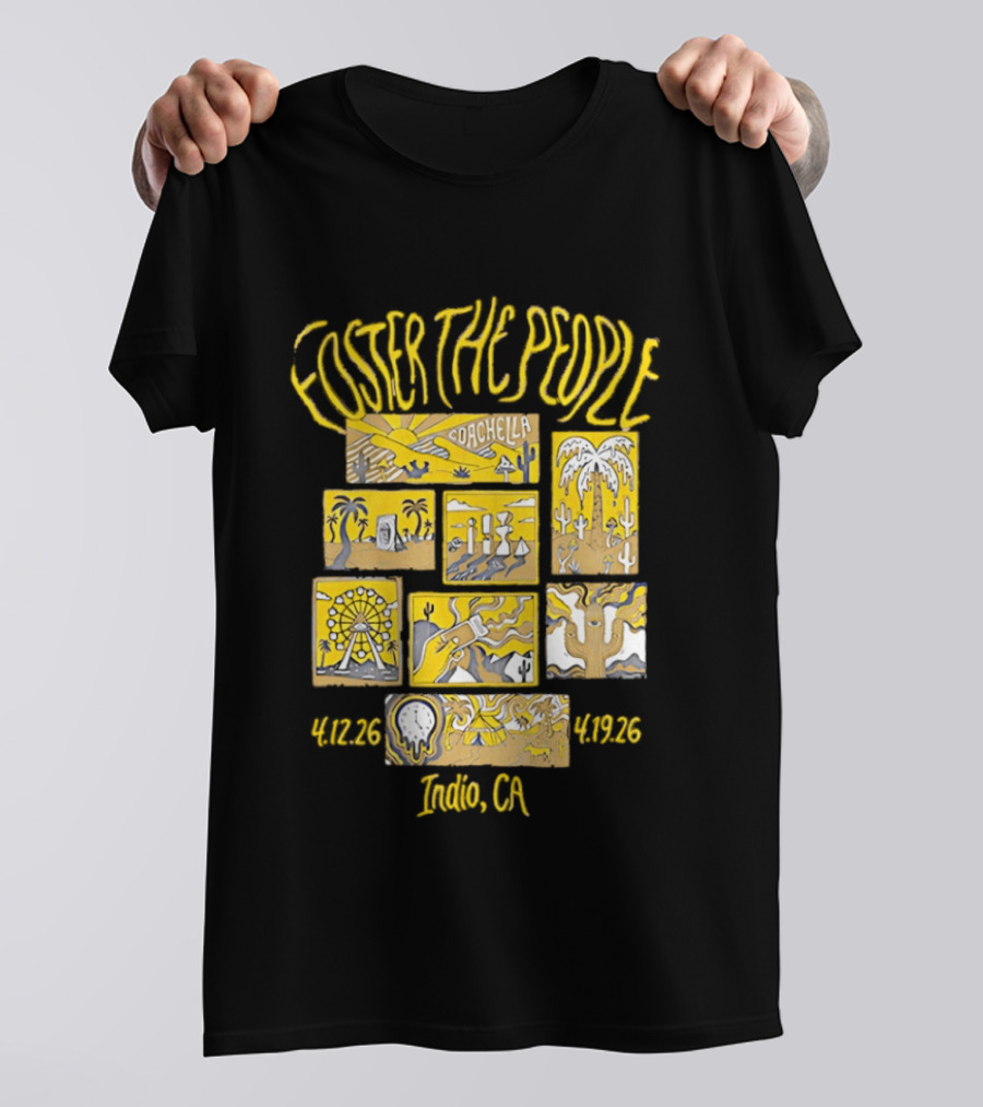 Foster The People Coachella 2026 Indio CA T-Shirt
