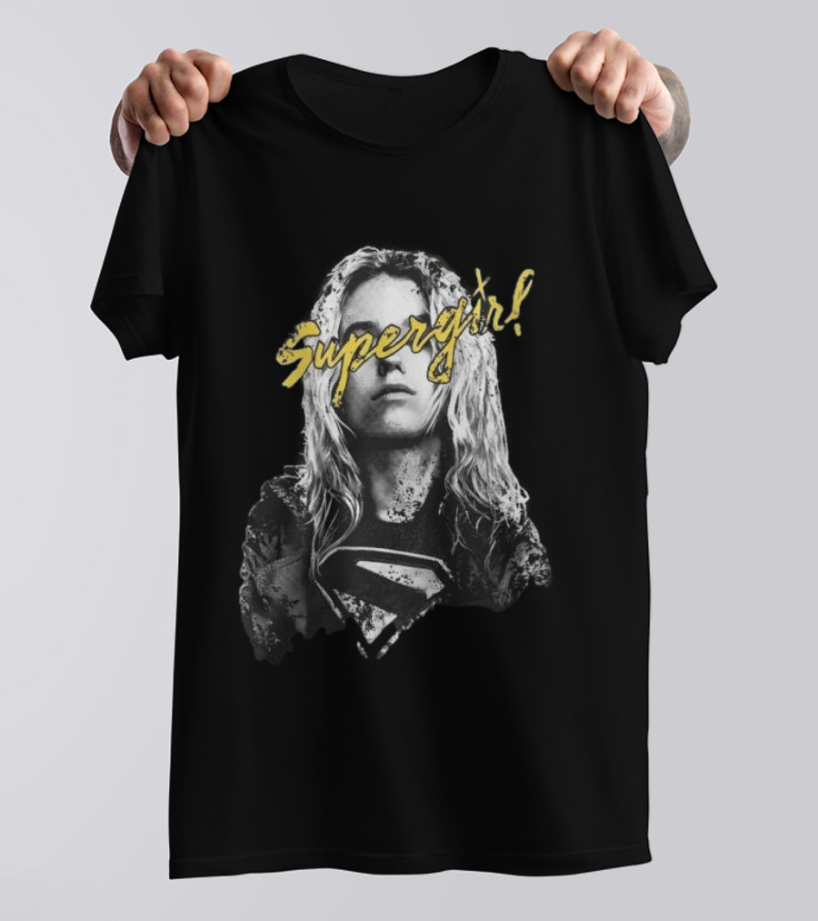 Supergirl Coachella Style Blonde Hero T-Shirt