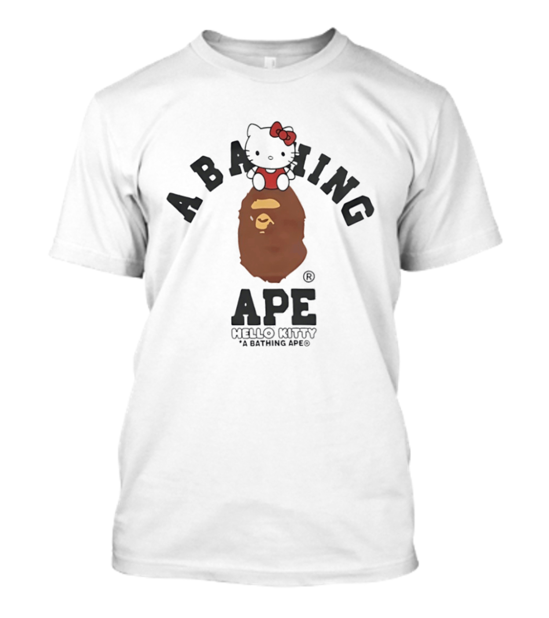 A Bathing Ape Sanrio Hello Kitty Collaboration T-Shirt