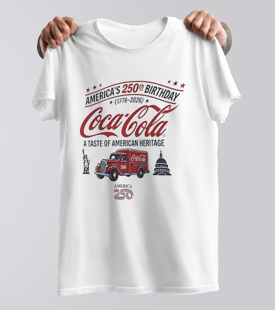 America's 250th Birthday Coca Cola 1776 2026 A Taste Of American Heritage T-Shirt