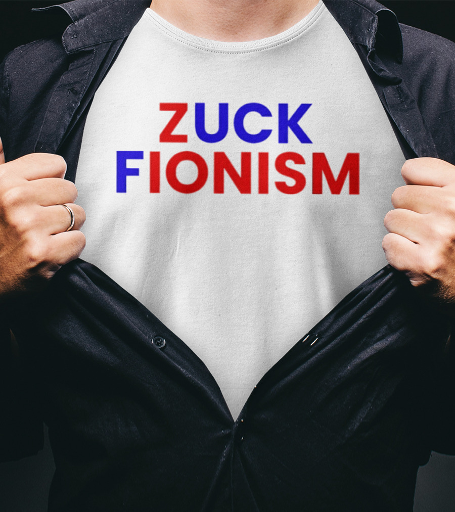 F*** Zuck Fionism Blue Red T-Shirt
