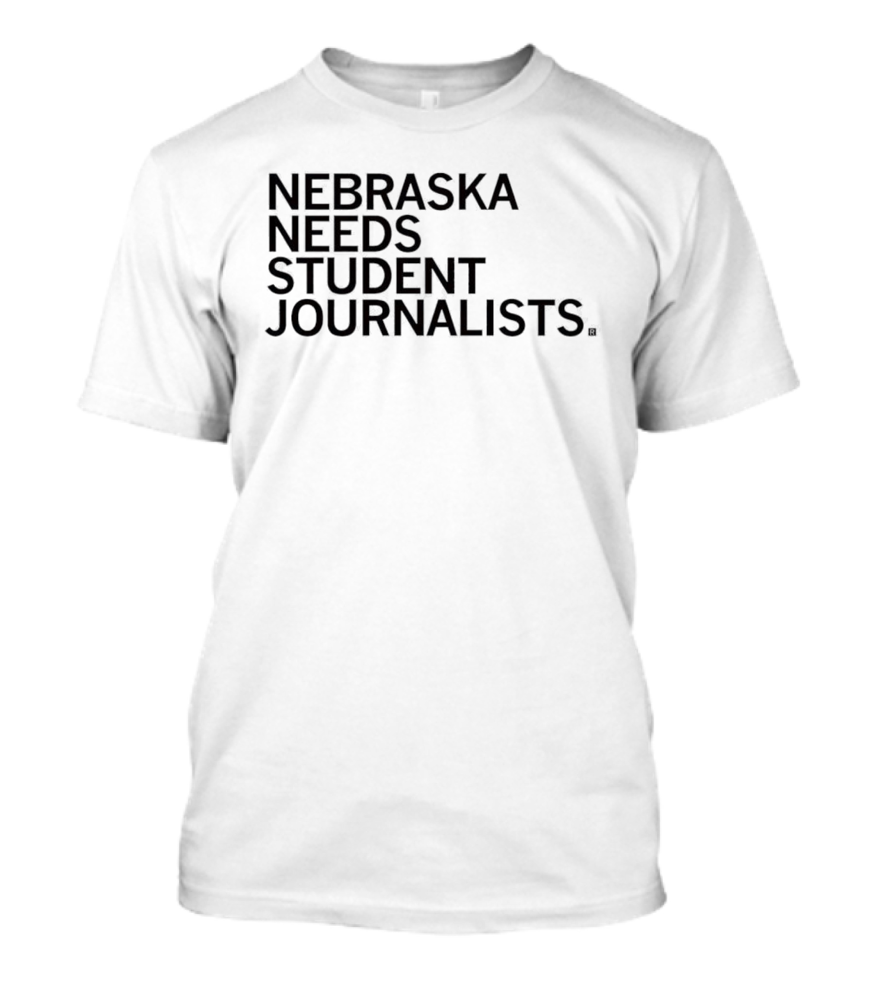 Nebraska Needs Student Journalists Grey T-Shirt