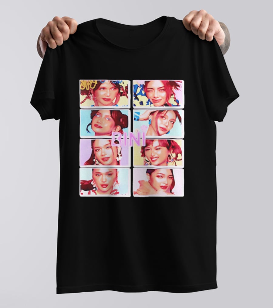 BINI Grid Style P Pop Group Philippines T-Shirt