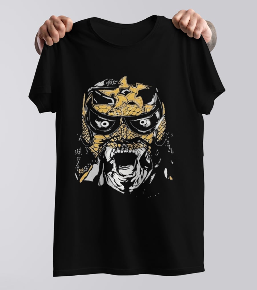 George Kittle Wrestlemania 42 Pentagon Jr Masked Warrior Face Paint T-Shirt