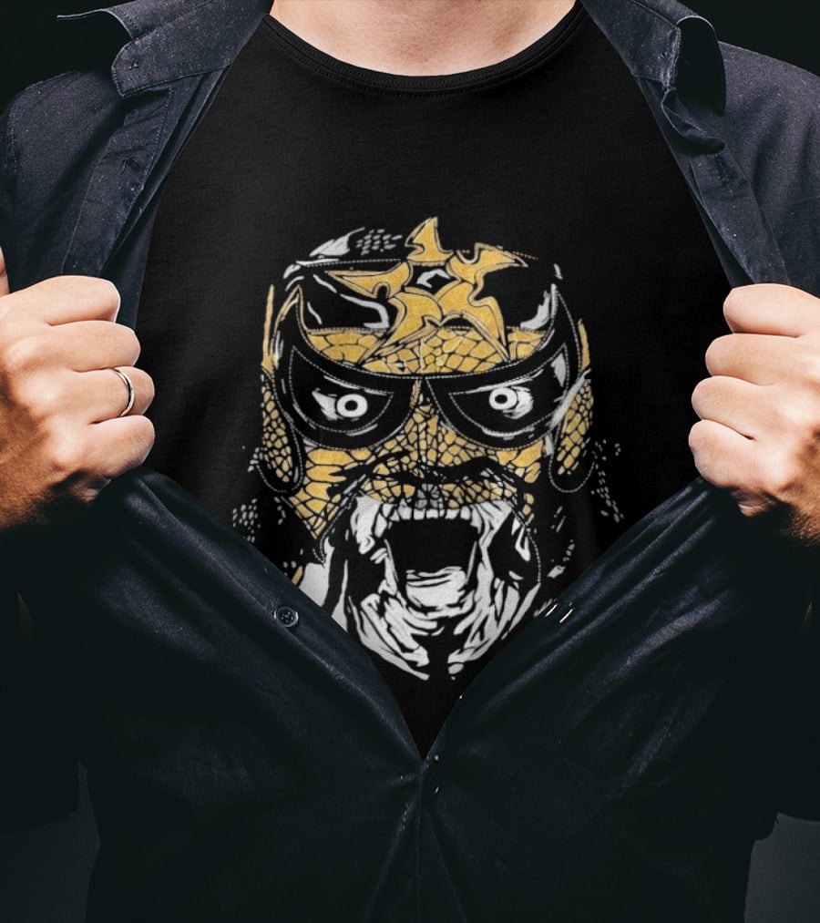 George Kittle Wrestlemania 42 Pentagon Jr Masked Warrior Face Paint T-Shirt