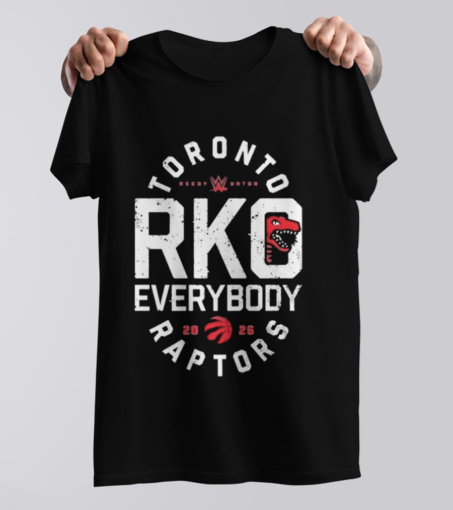 Toronto Raptors RKO Everybody Randy Orton 2026 Collaboration T-Shirt