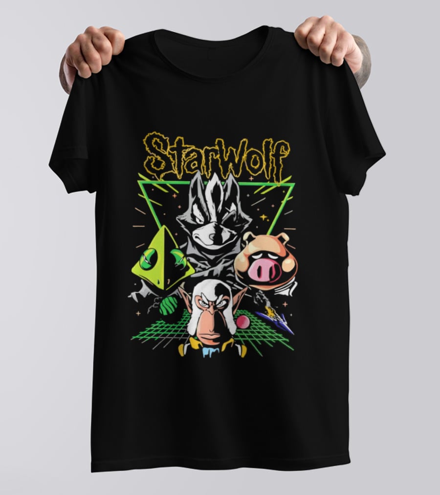 StarWolf Character Collection Wolf And Fox T-Shirt