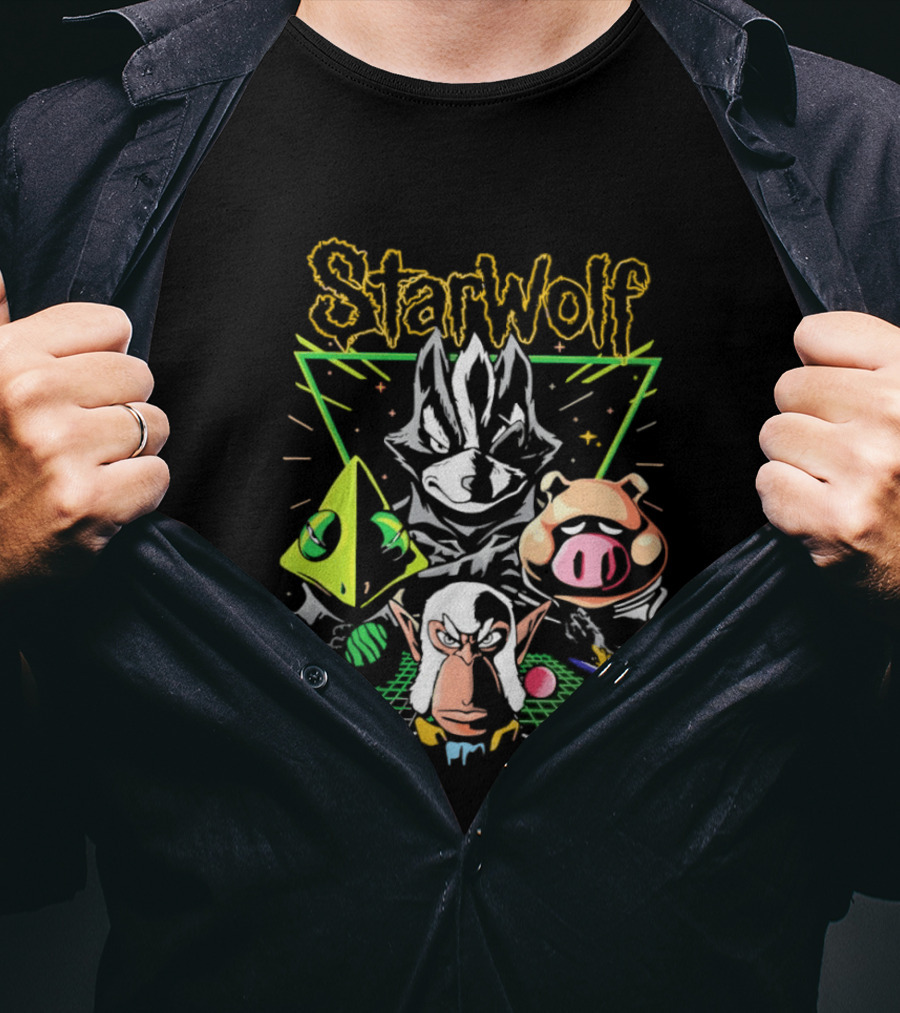 StarWolf Character Collection Wolf And Fox T-Shirt