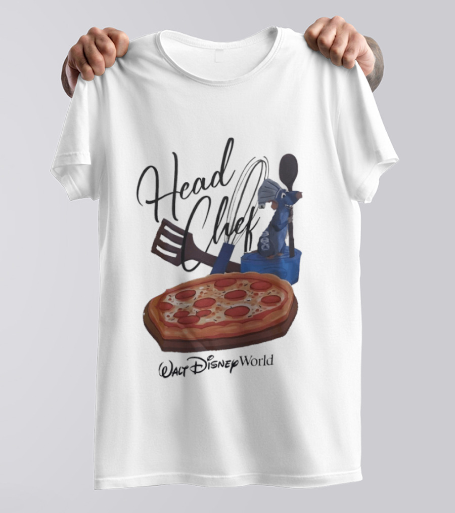 Head Chef Ratatouille Pizza Walt Disney World T-Shirt