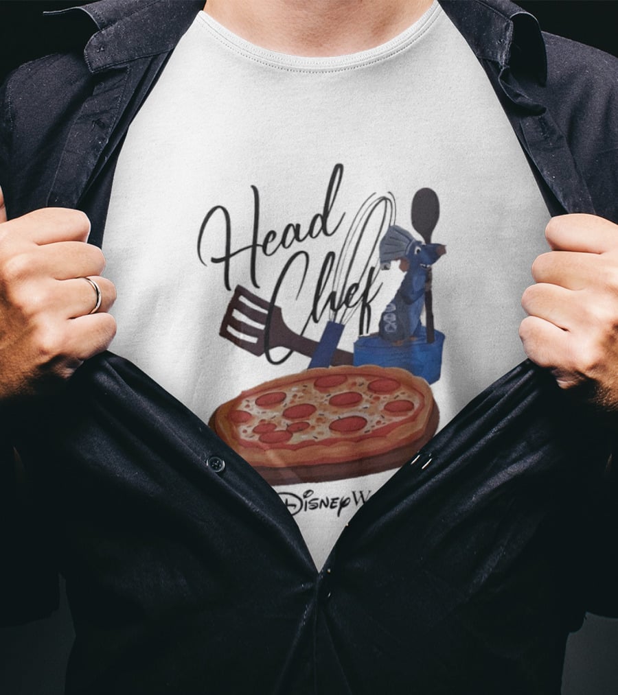 Head Chef Ratatouille Pizza Walt Disney World T-Shirt