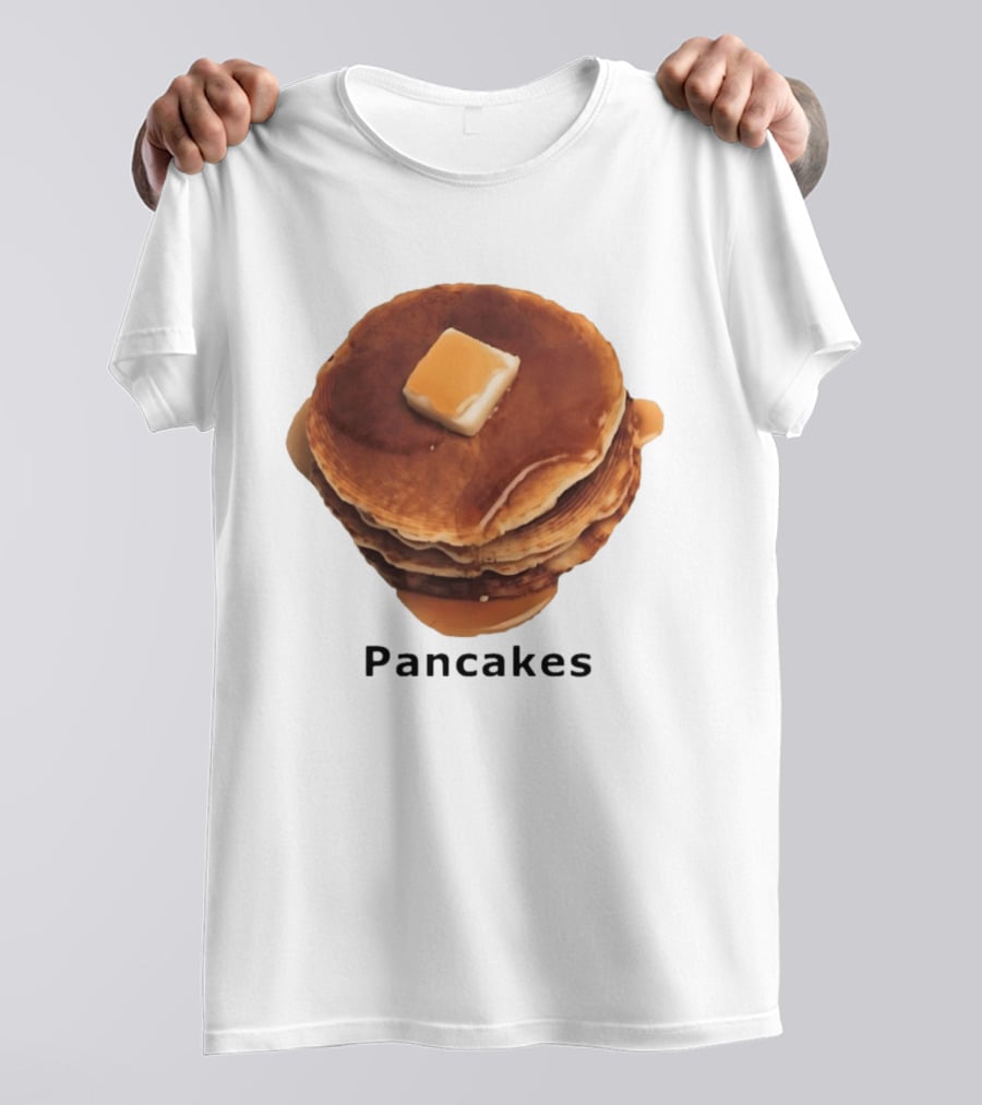 Pancakes Syrup Stack With Butter Topping T-Shirt