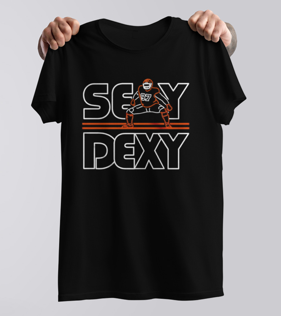 Sex Dexy Sexy Dexy 97 Football Player Cincinnati Bengals T-Shirt