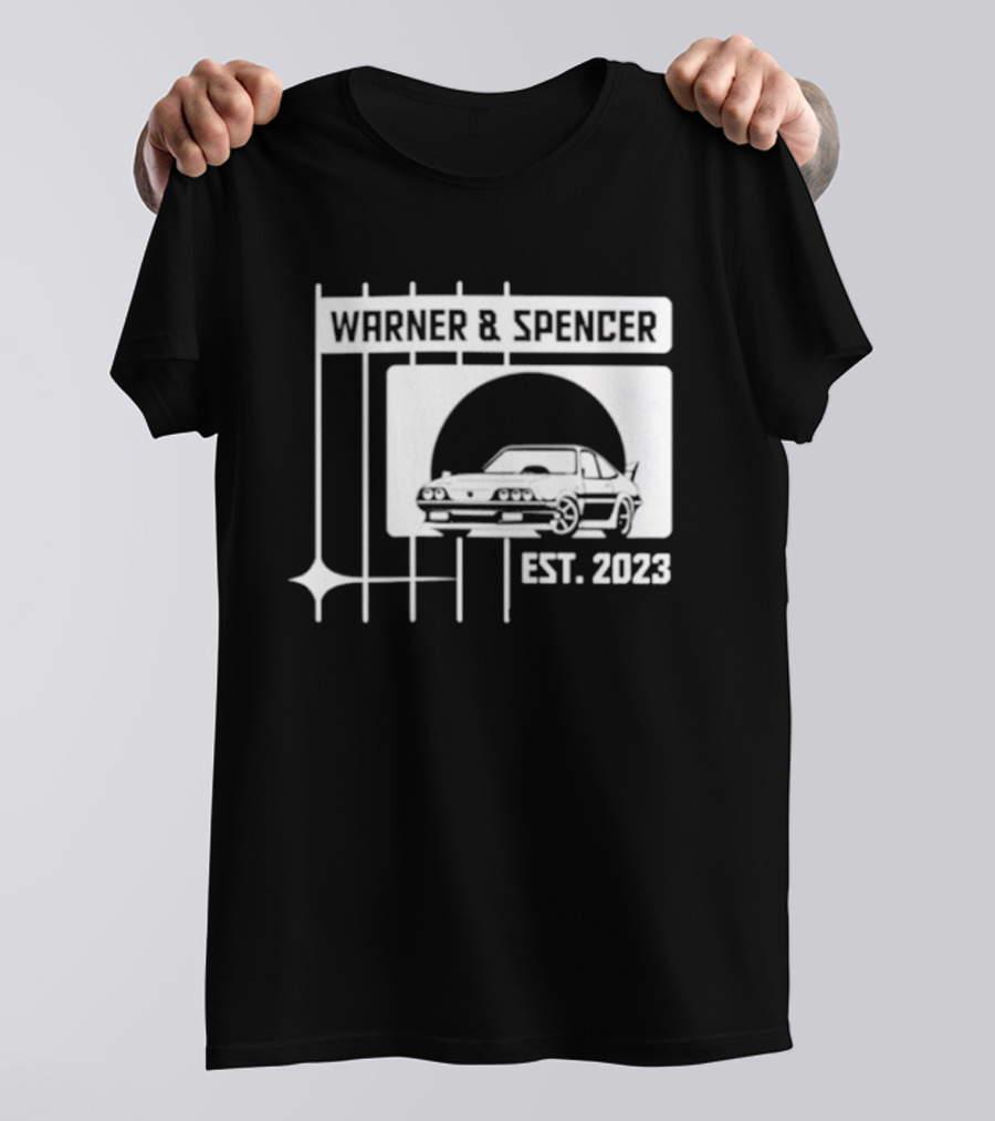 Warner And Spencer Est 2023 Classic Car T-Shirt