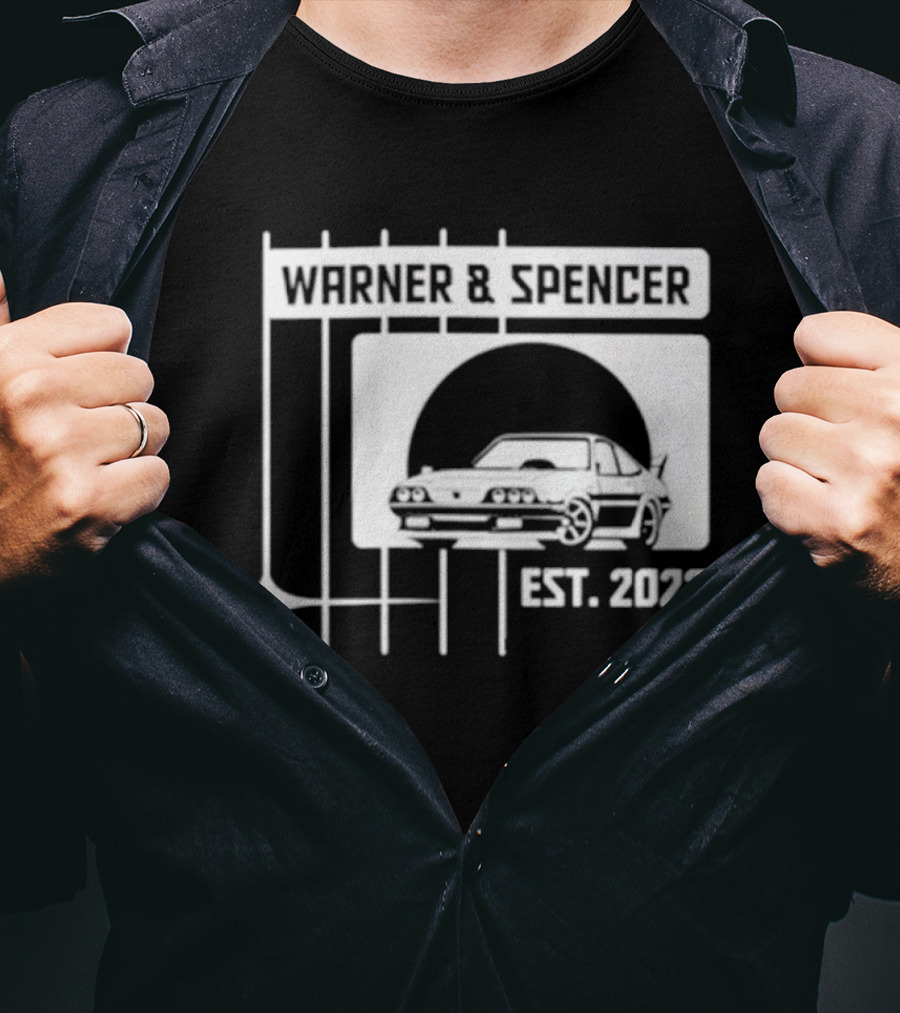 Warner And Spencer Est 2023 Classic Car T-Shirt