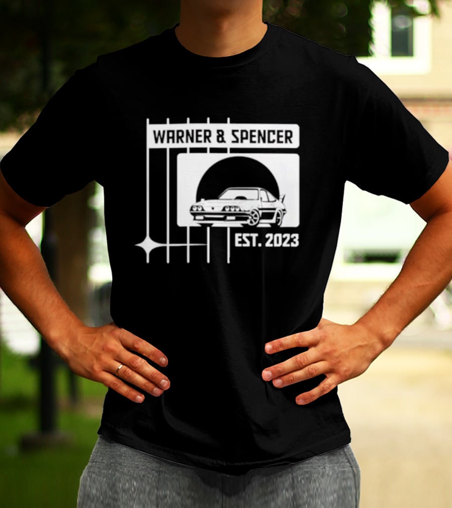 Warner And Spencer Est 2023 Classic Car T-Shirt
