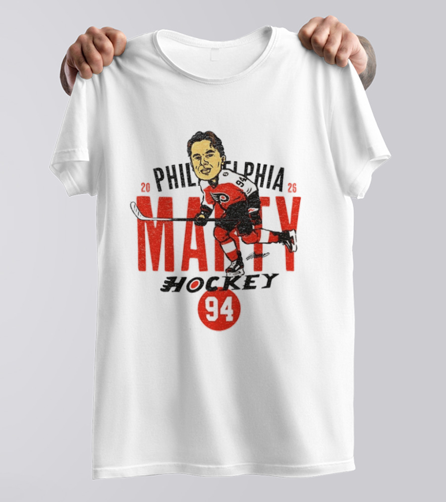 Philadelphia Hockey Porter Martone 94 NHL T-Shirt