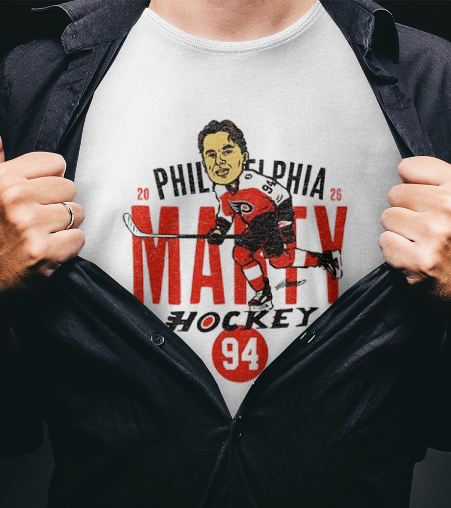 Philadelphia Hockey Porter Martone 94 NHL T-Shirt