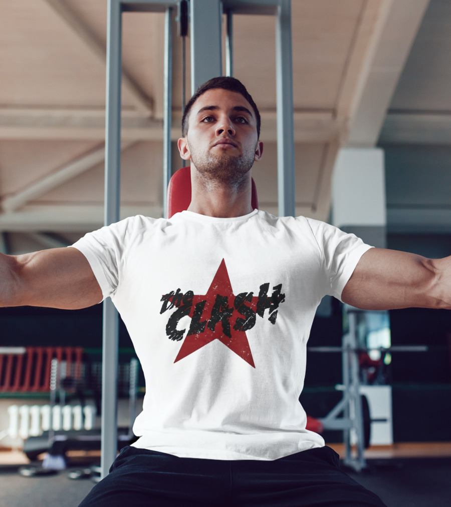 The Clash Red Star Vintage Punk T-Shirt