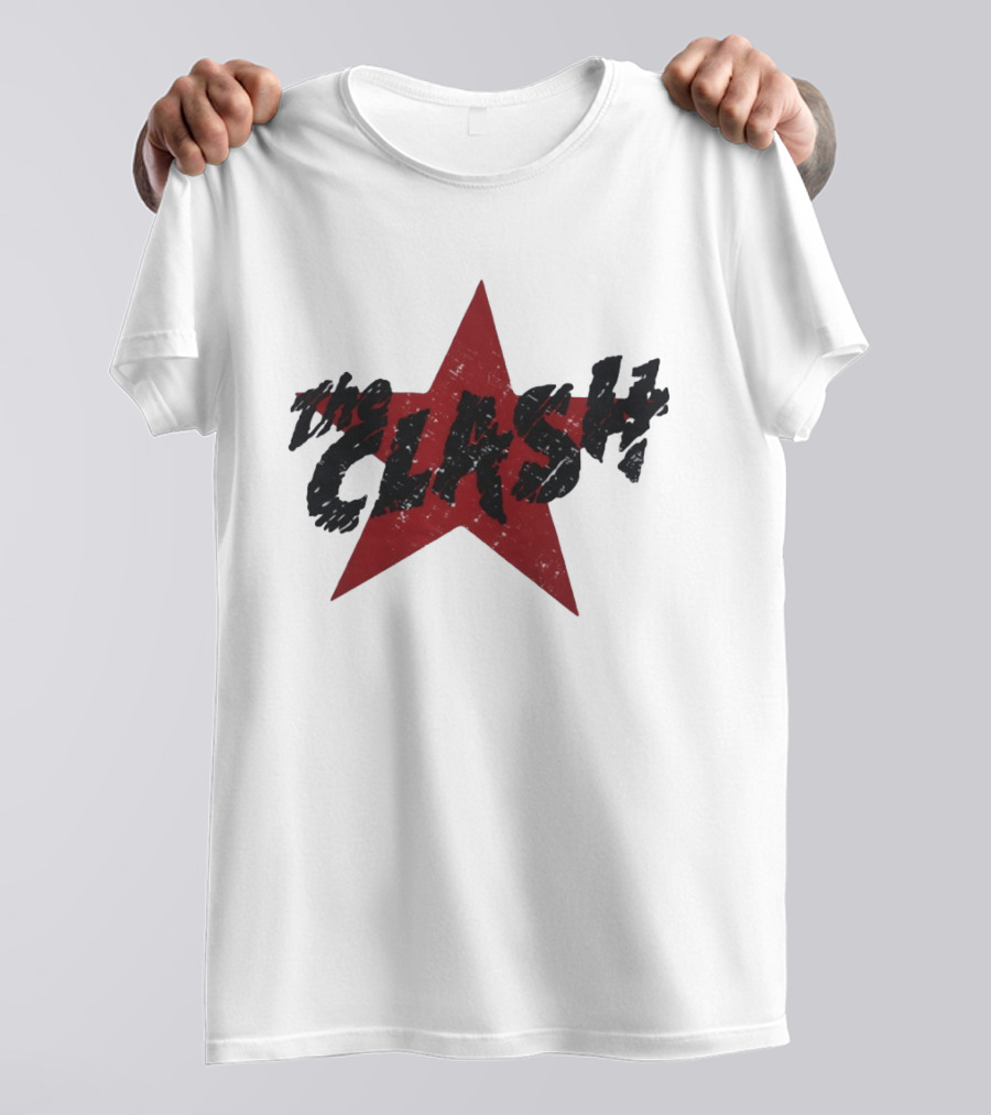 The Clash Red Star Vintage Punk T-Shirt