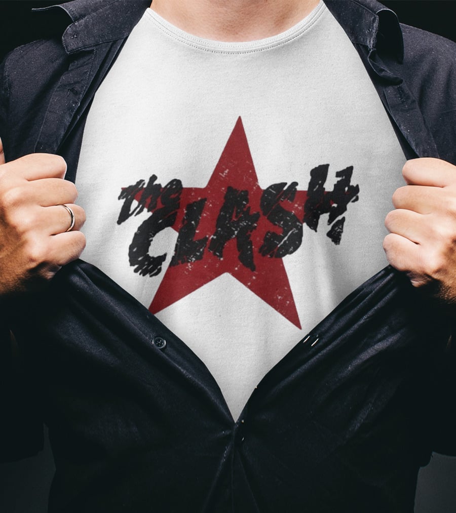 The Clash Red Star Vintage Punk T-Shirt