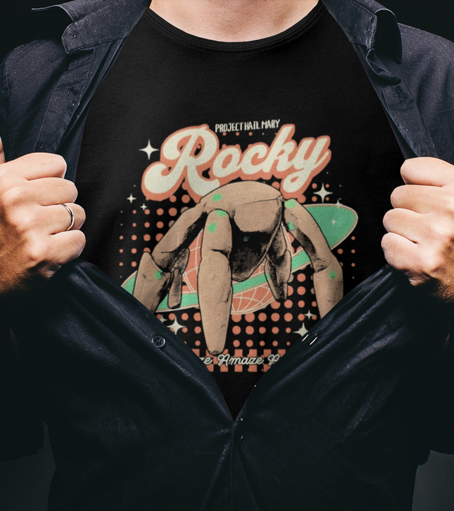 Project Hail Mary Rocky Alien Amaze Amaze Amaze Vintage Style Spacecraft T-Shirt