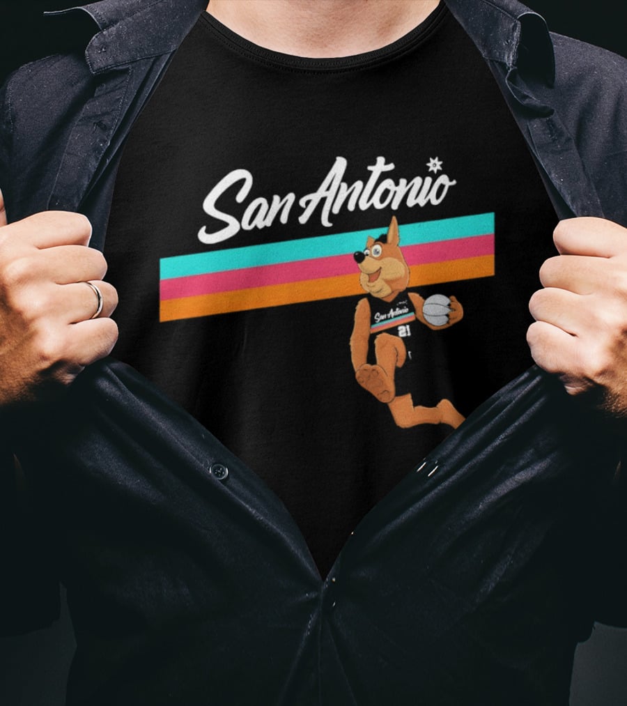San Antonio Spurs Coyote NBA Basketball 2026 T-Shirt