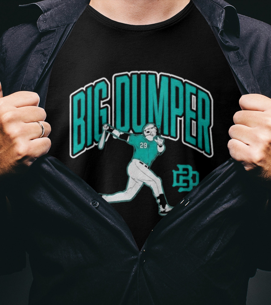 Big Dumper Baseball Player 29 Moonshot T-Shirt