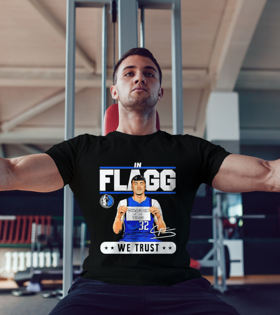 Cooper Flagg Dallas Mavericks Rookie In Flagg We Trust Basketball 32 T-Shirt