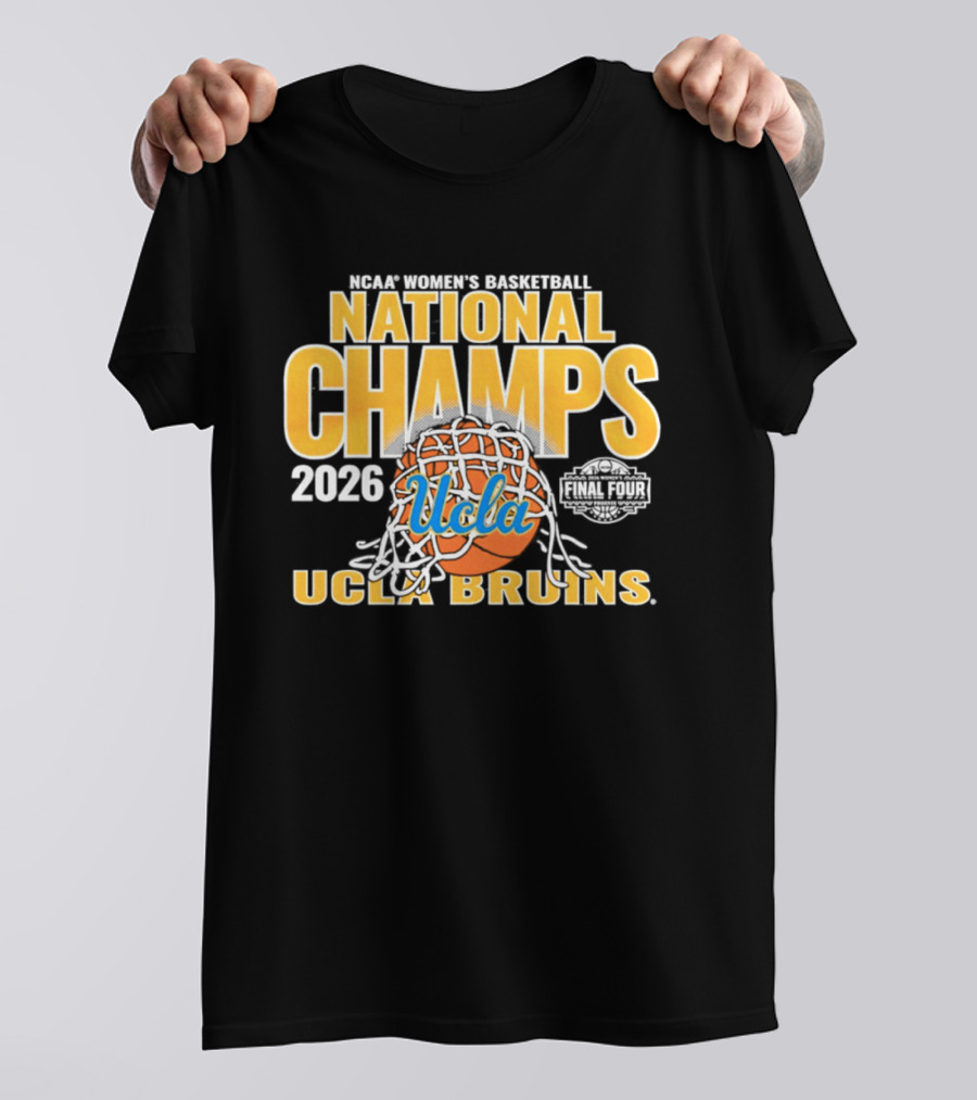 UCLA Bruins 2026 National Champs Women's Basketball T-Shirt