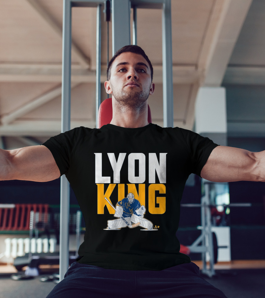 Lyon King Buffalo Goalie Sports Fan T-Shirt