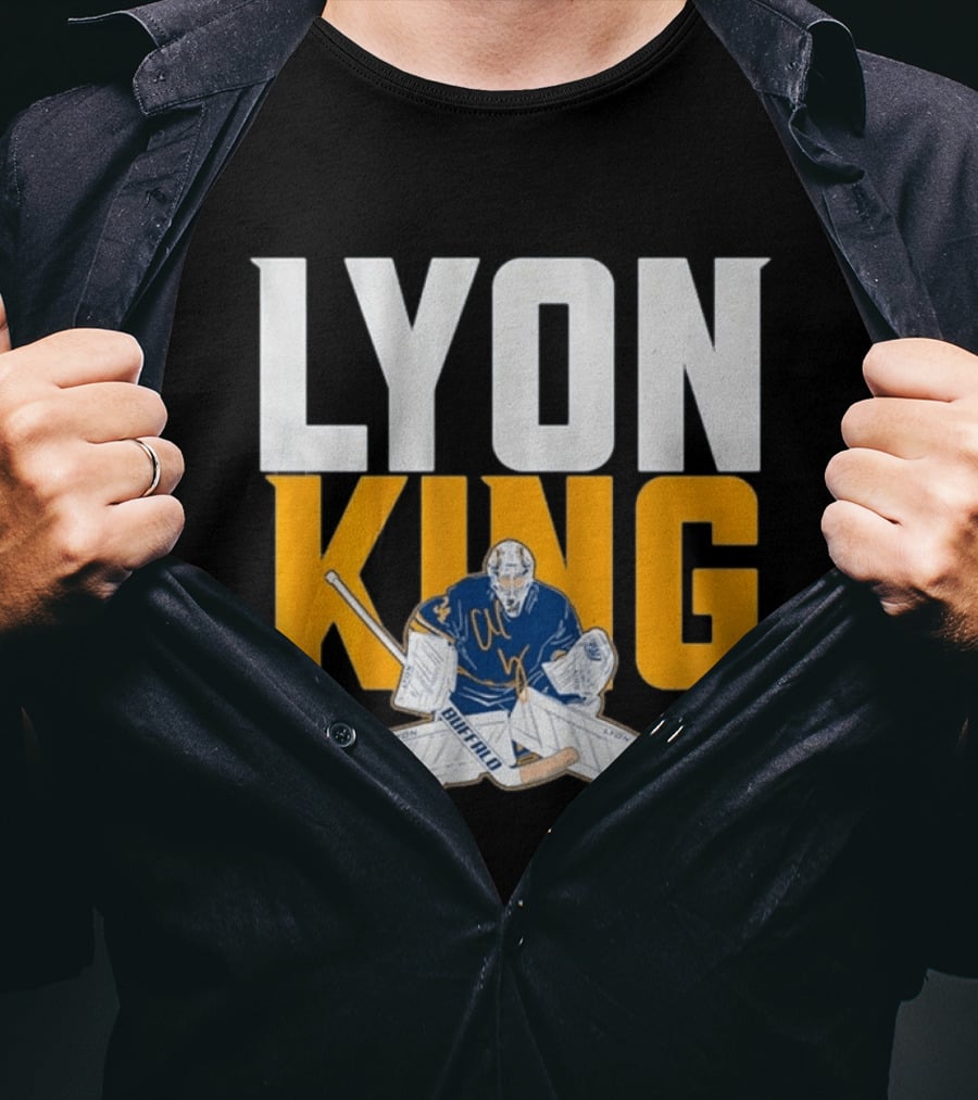Lyon King Buffalo Goalie Sports Fan T-Shirt