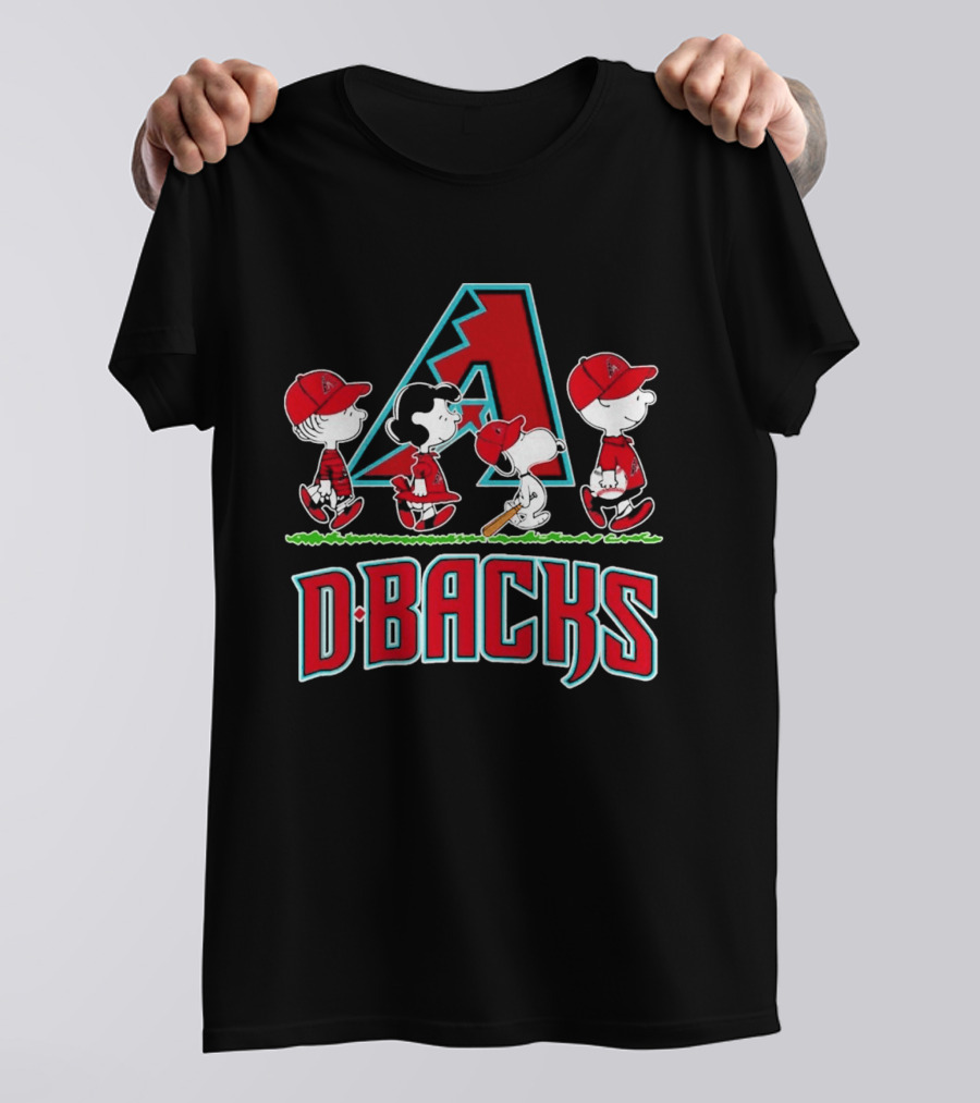 Arizona Diamondbacks Peanuts Abbey Road D Backs 2026 T-Shirt