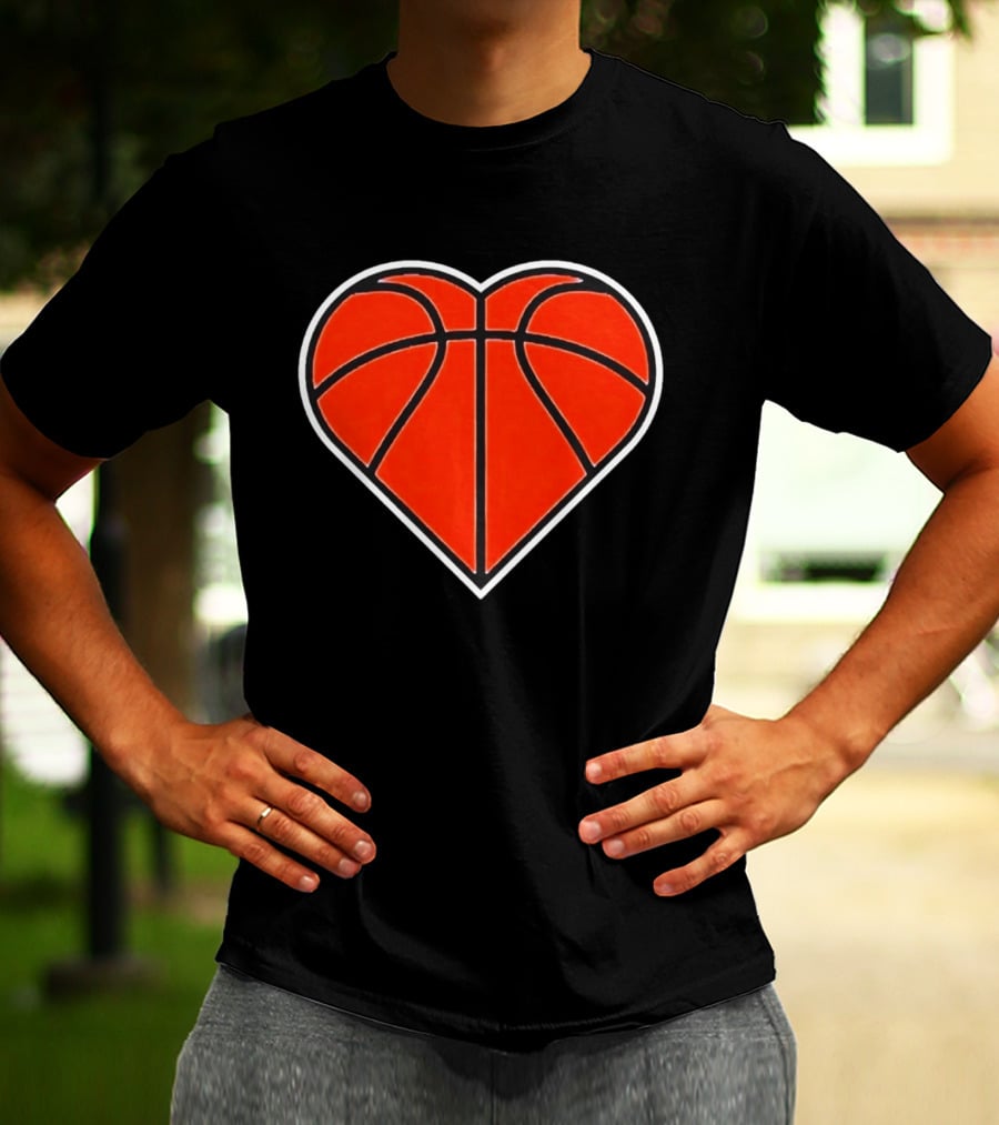 New York Knicks Basketball Heart T-Shirt