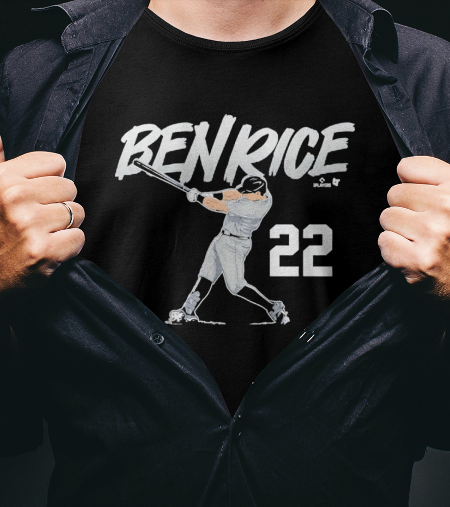 Ben Rice Slugger 22 Swing Baseball Player T-Shirt