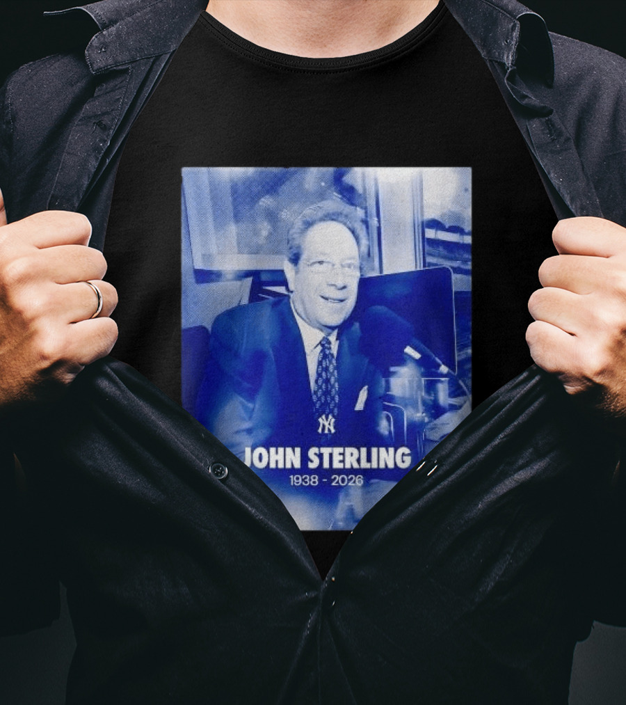New York Yankees John Sterling 1938 2026 T-Shirt