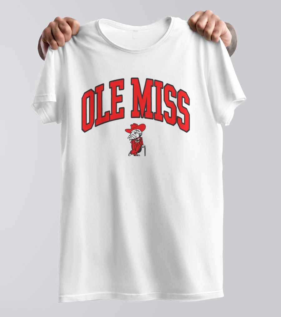 Ole Miss Rebels Colonel Reb Arch T-Shirt